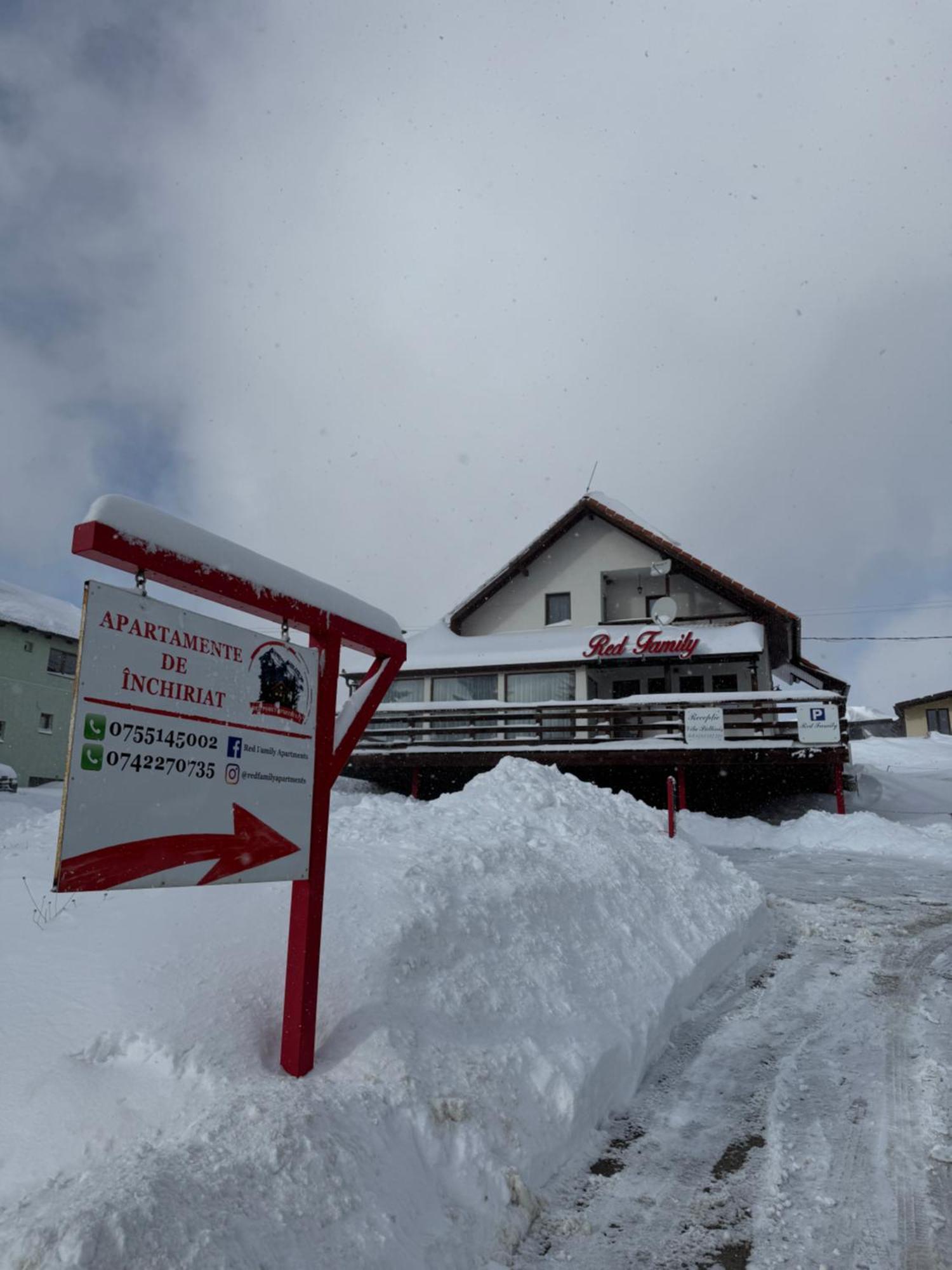 Red Family Apartments Păltiniş エクステリア 写真